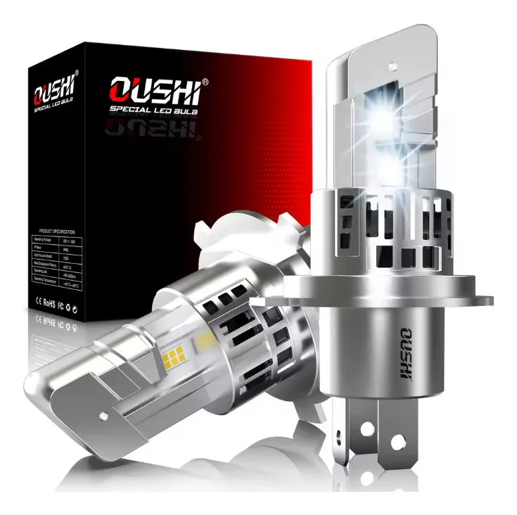 Bombilla Led, Canbus, 80w, 16000lm, H4, 9003, Hb2, Alta/baja