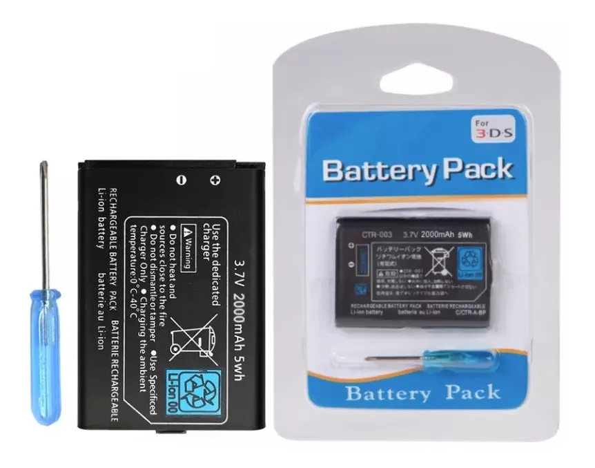 Batería Recargable Para Nintendo 3ds Ll/xl 3,7 V, 2000mah