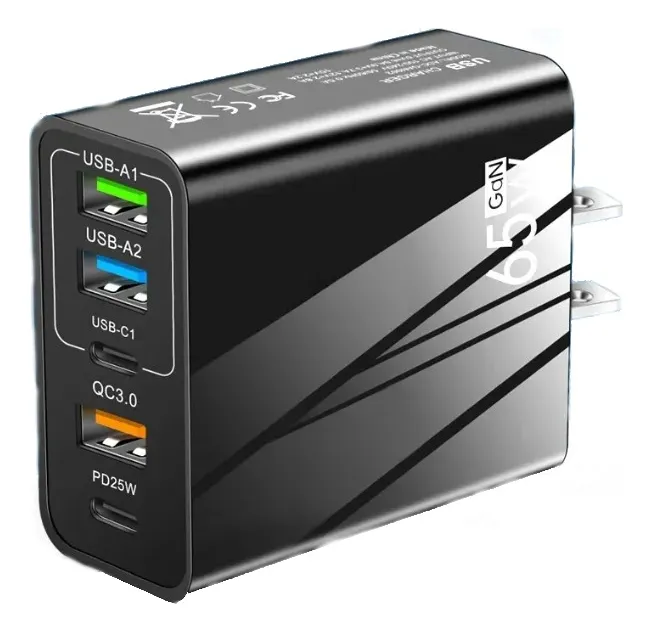 Cargador Super Rápido Tipo C, Carga Rapida, 65w