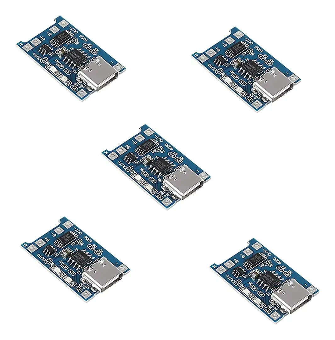 Modulo Carga De Batería De Litio 5v 1a 18650 Tp4056 Bms