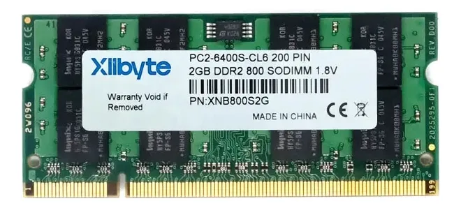 Memoria Ram Laptop Pc2-6400s-667/800mhz 2gb Ddr2