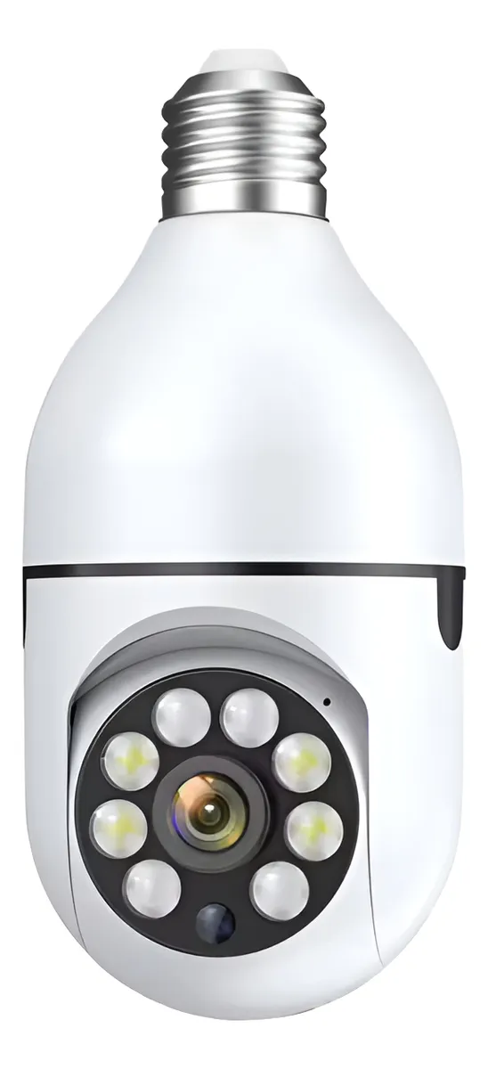 Cámara Bombilla Wifi, Vigilancia Ip Seguridad Para El Hogar